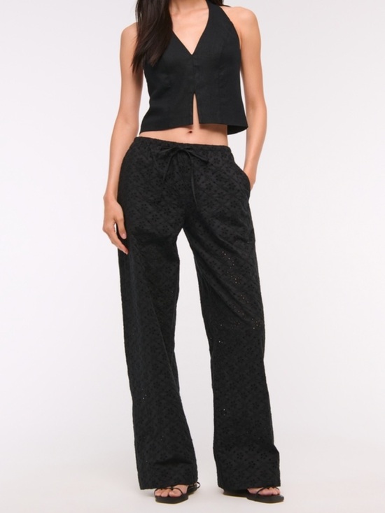 Abercrombie & Fitch Pants - Abercrombie & Fitch Eyelet Pull On Pant